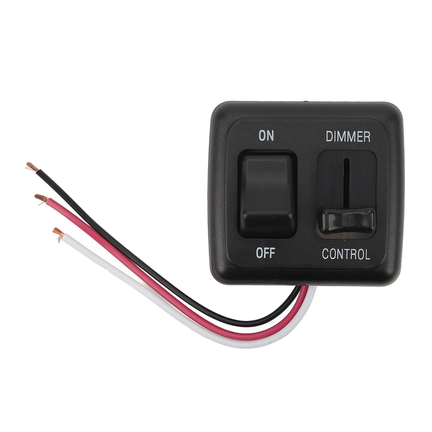 12 Volt DC Dimmer Switch, Black Toggle Dimmer Switch 9V DC to 16V DC for Trucks image number 3