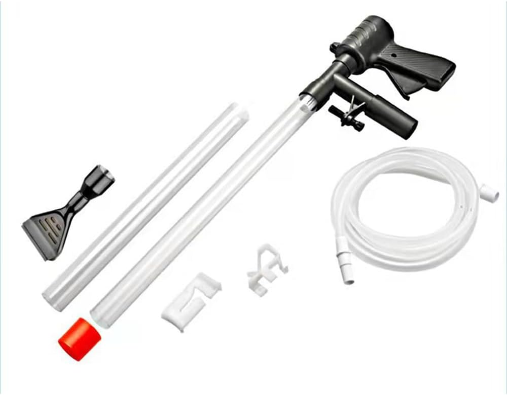 Fish Tank Gravel Cleaner, Aquarium Gravel Cleaner Vacuum Fish Tank Vacuum Cleaner Tools with Air Pressure Button for Aquarium Water Changer for Fish Tank Cleaning Gravel and Sand image number 6