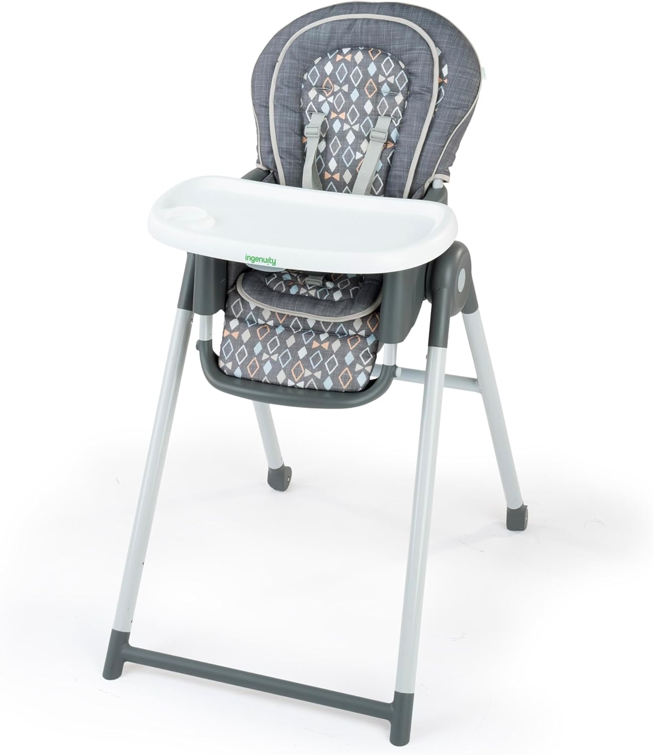 Ingenuity Proper Positioner Deluxe High Chair - 7-In-1 Convertible Baby Seat, Removable Rocking Infant Seat, Unisex, for Ages 0-36 Months
