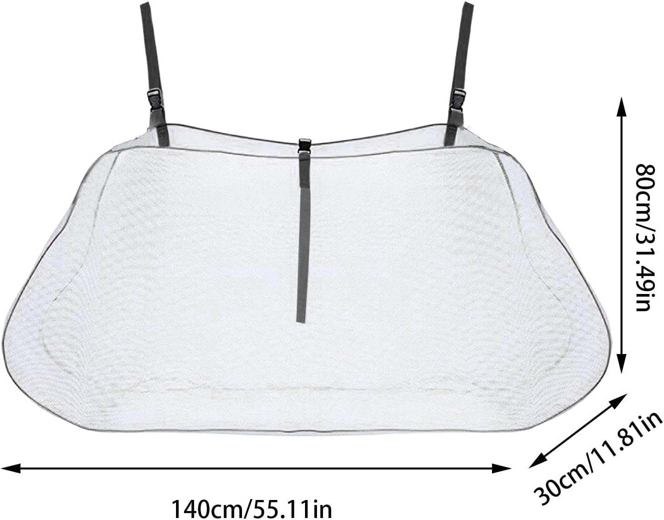 Pool Float Toy Storage Mesh Bag | Swimming Pool Storage Organizer - Large Capacity Adjustable Poolside Pouch, Fence Net Holder for Inflatables