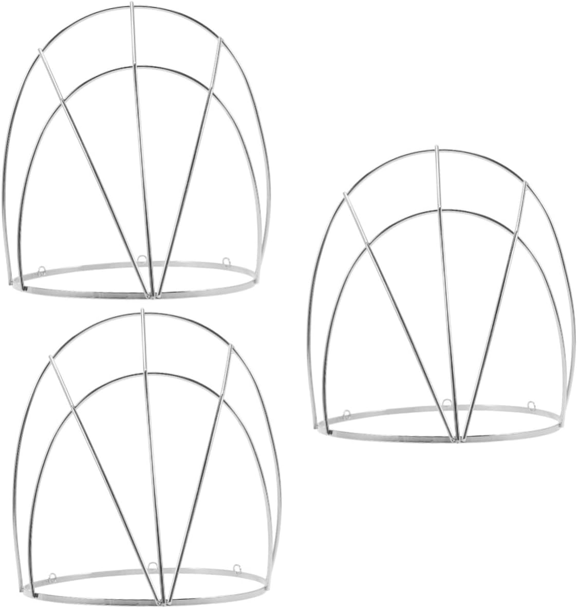 Minkissy 3Pcs Engagement Party Headwear DIY Halos Crown Frame Traditional Chinese Headwear Accessory image number 3