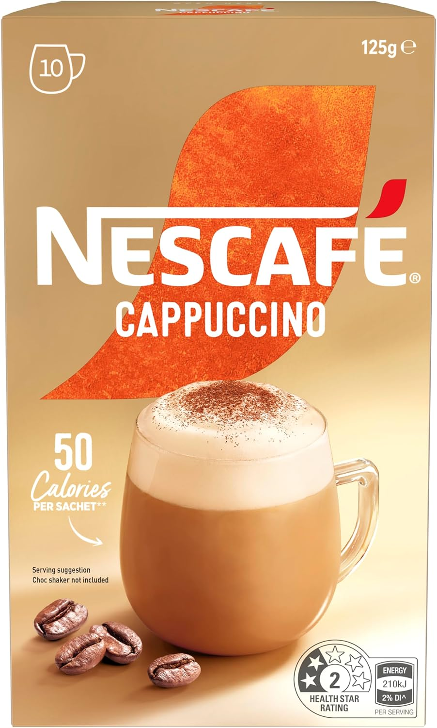 Nescafe Menu Cappuccino Instant Coffee 12.5 G (Pack of 10) image number 4