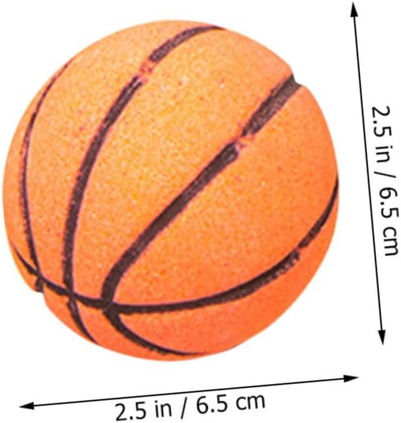 3Pcs Natural Sea Salt Bath Balls Basketball Bath Bomb for Boys and Girls image number 6