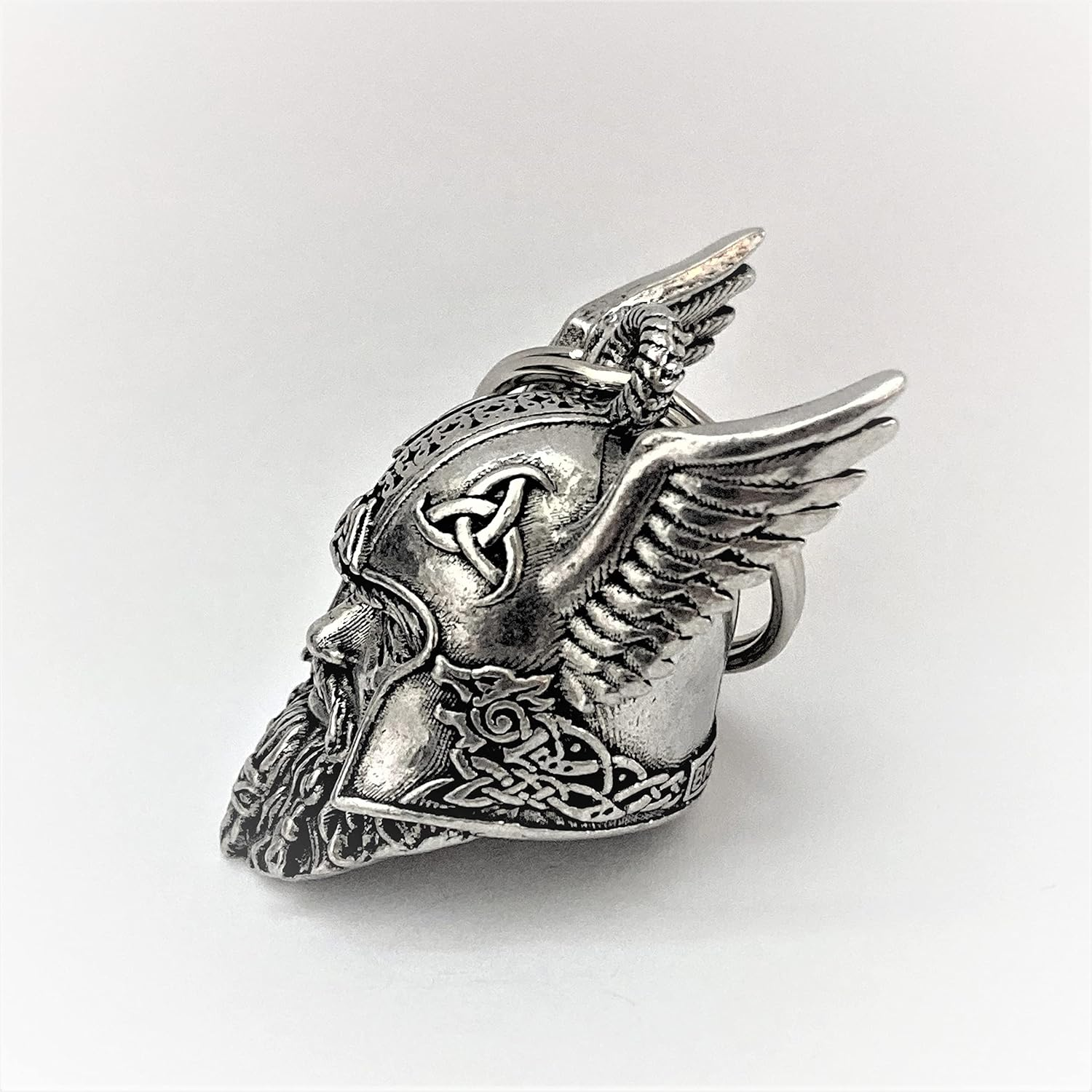 Bravo Bells Odin Viking God Motorcycle Bell Good Luck Biker Gift, Silver image number 5
