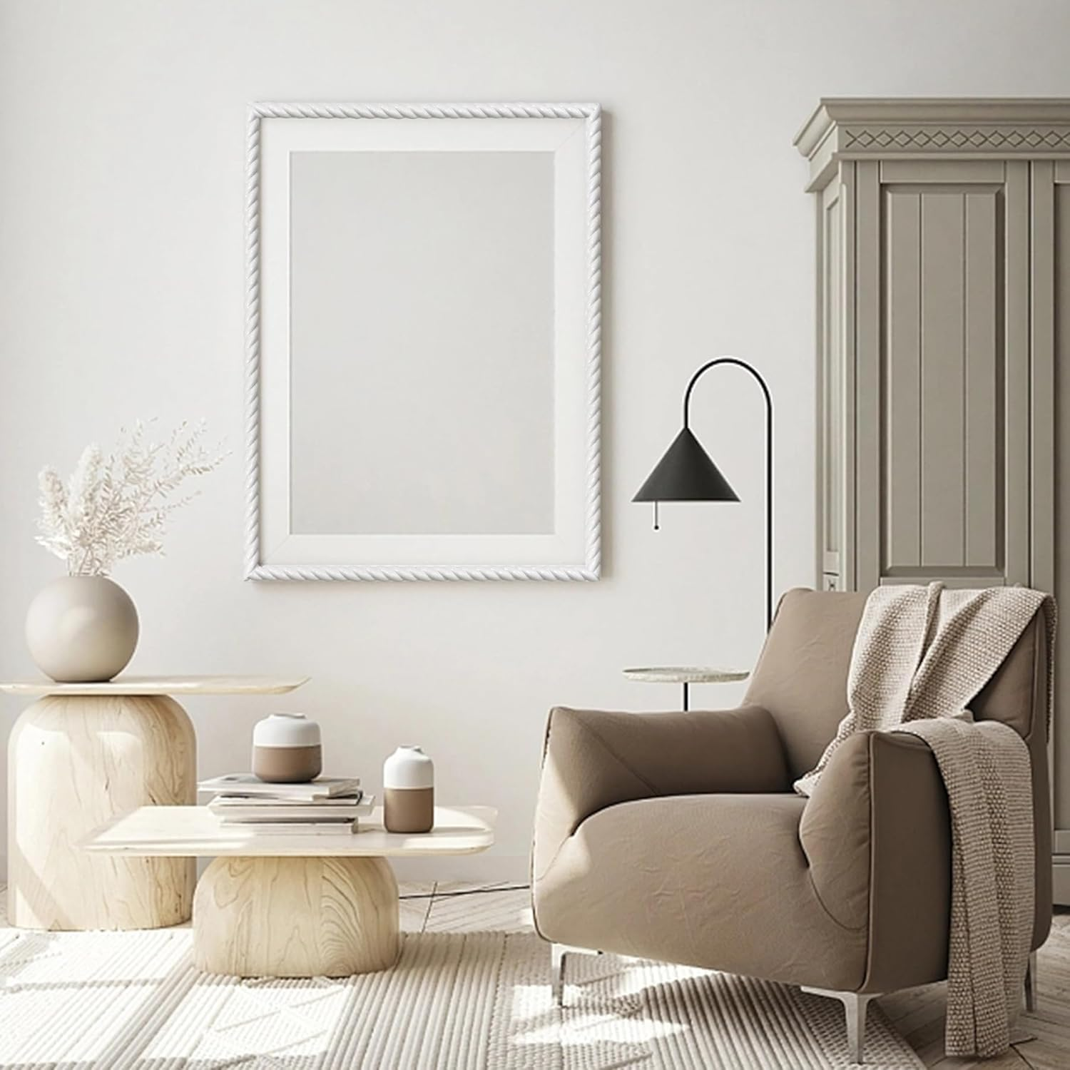 Paintable Peel and Stick Wall Molding Trim, Flexible Strip for Mirror Frame, 3D Wall Edge, Cabinet, Picture Frame and Home DIY Decoration (16.4 Ft X 0.6 Inch) image number 3