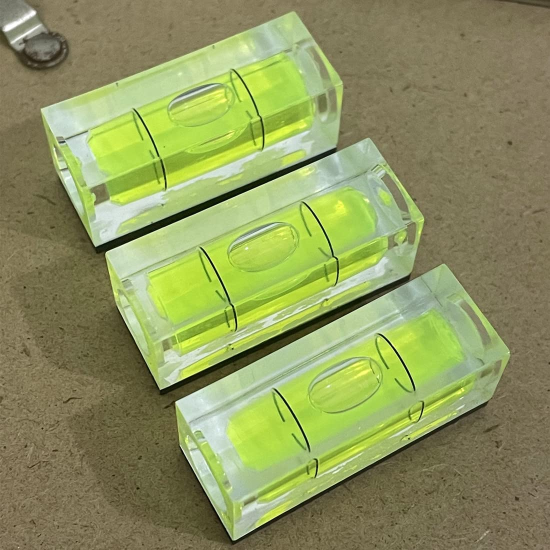 3Pcs Small Square Magnetic Spirit Levels Set Precision Bubble Level Mini Horizontal Bubble Measuring Tool (15X15X40Mm, Magnetic) image number 5