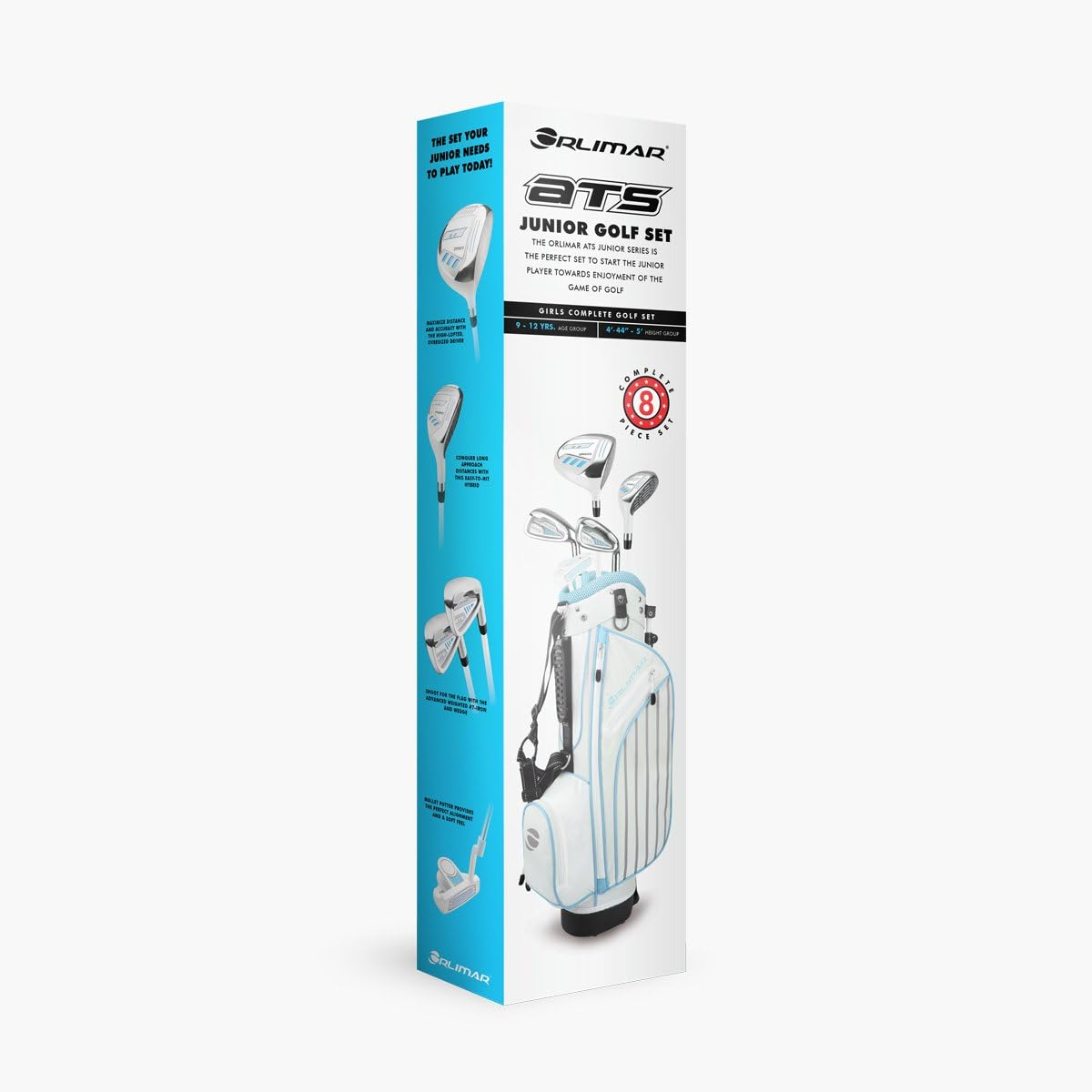 Orlimar Golf ATS Junior Girl'S Golf Set with Bag, Right Hand