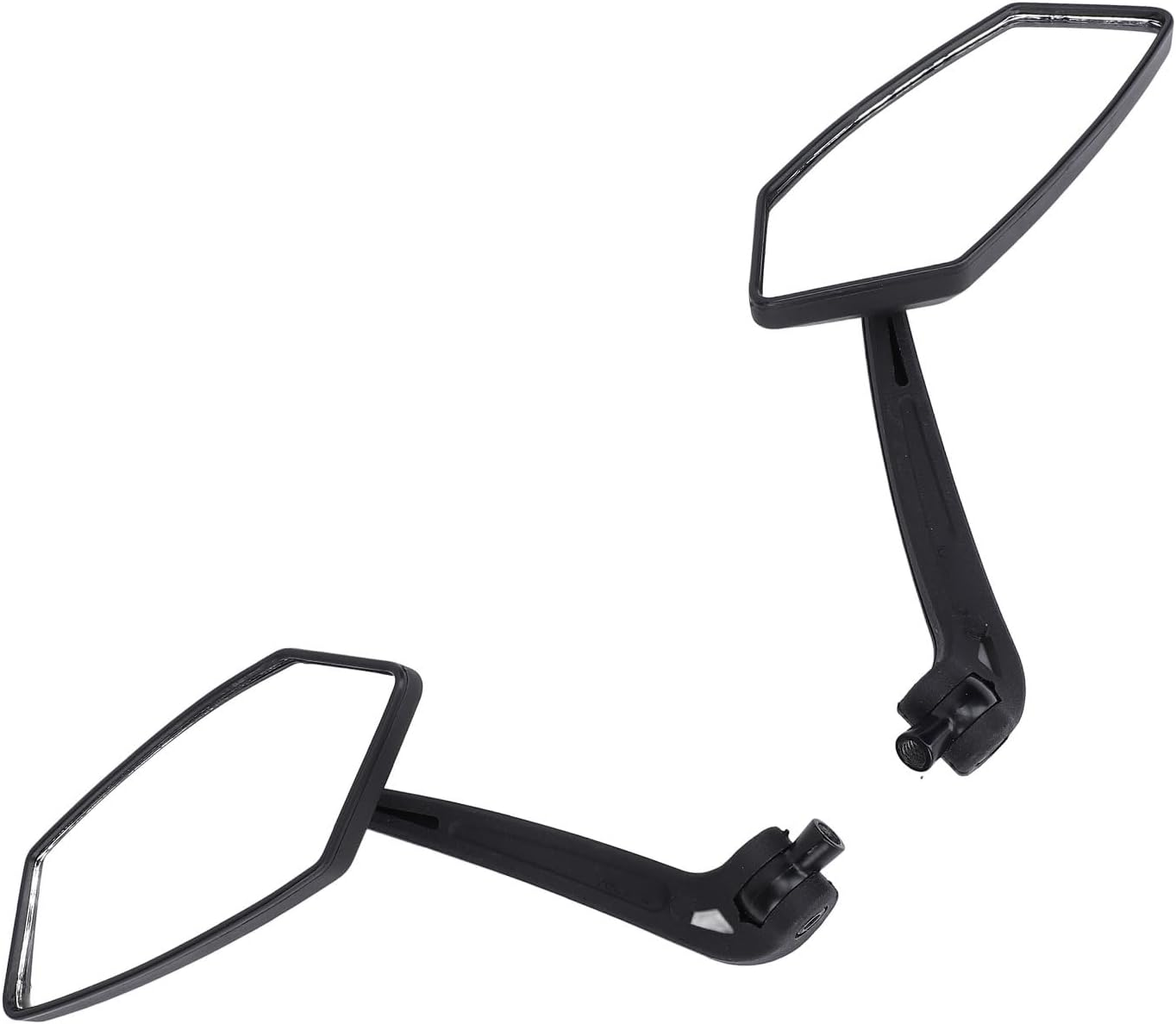 2PCS Motorcycle Mirrors, HD Motorcycle Mirrors for Handlebars, 360&deg;Adjustable Motorcycle Wide Angle Rear View Mirror Car Accessories for Scooter, ATV, Dirt Bike image number 2