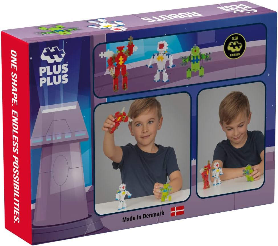 Plus-Plus Basic Robot Building Block 170-Pieces Set image number 5