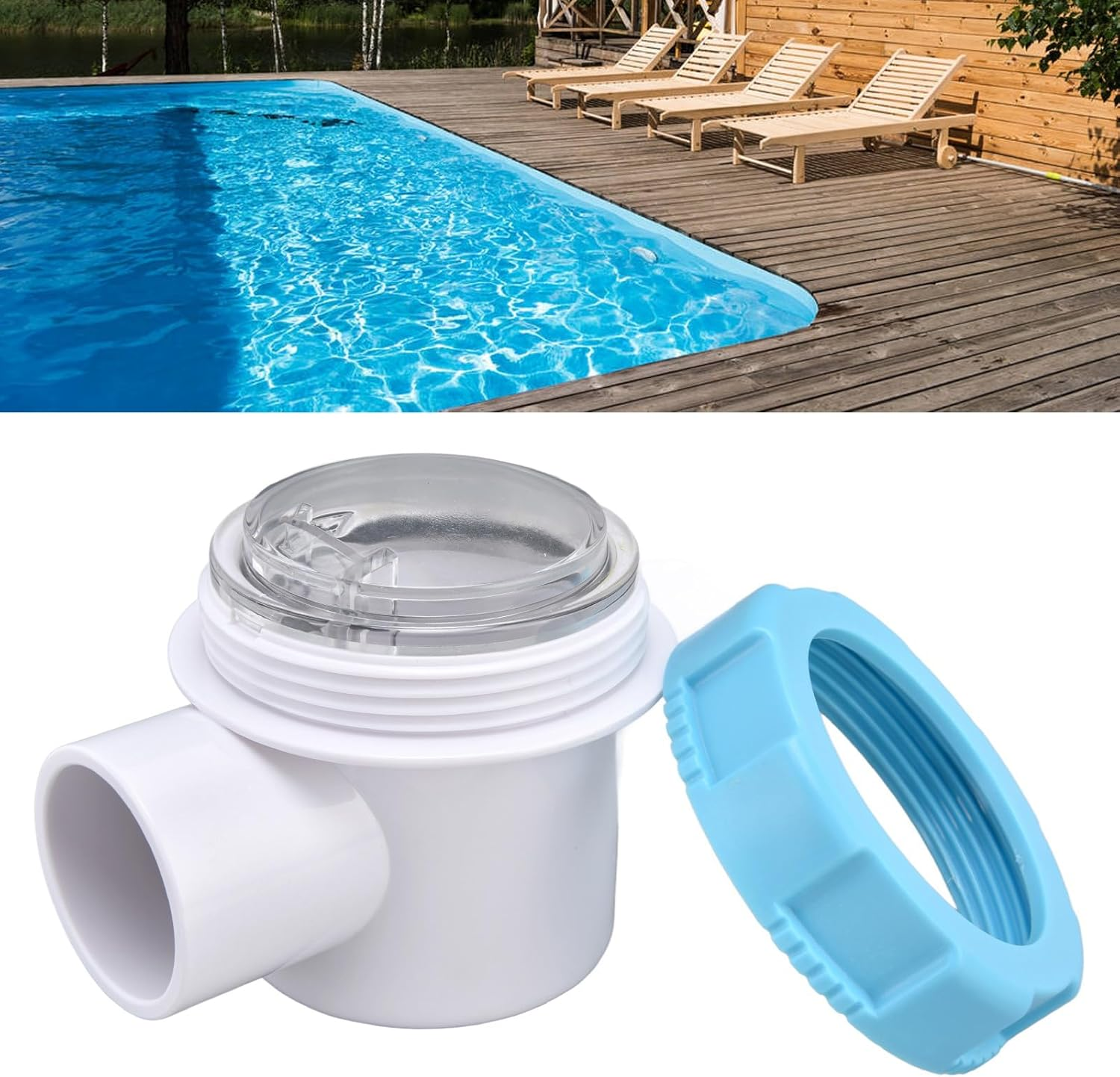 Check Valve Preventer Pool Filter Piping PVC 2 Ways Controller Valve Fitting for 50Mm Pool Filter Valves image number 6