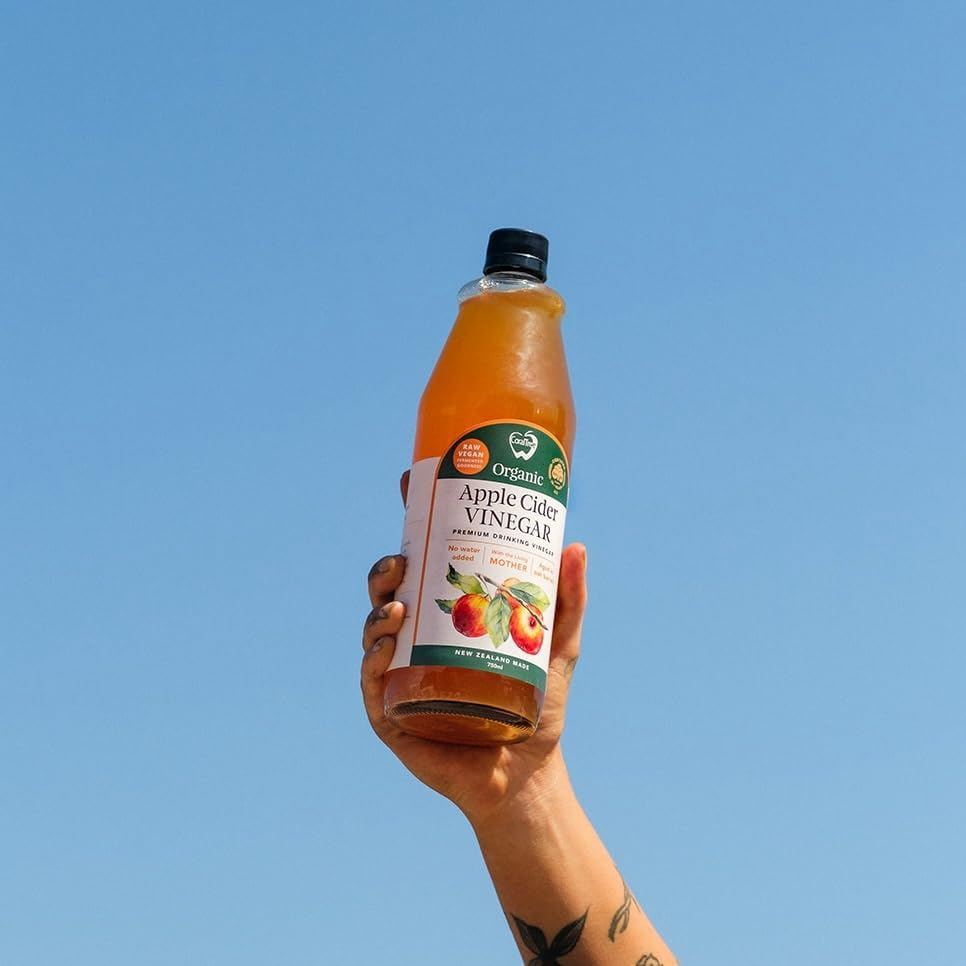 Coraltree Organic Apple Cider Vinegar &ndash; with the Living &ldquo;Mother&rdquo; &ndash; 750Ml Bottle
