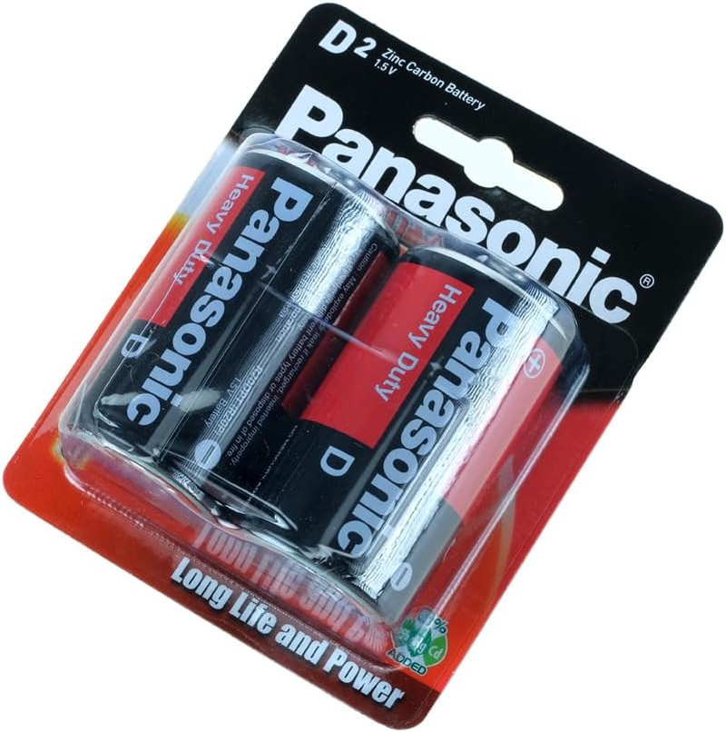 Panasonic D Heavy Duty Batteries 2-Pieces image number 5