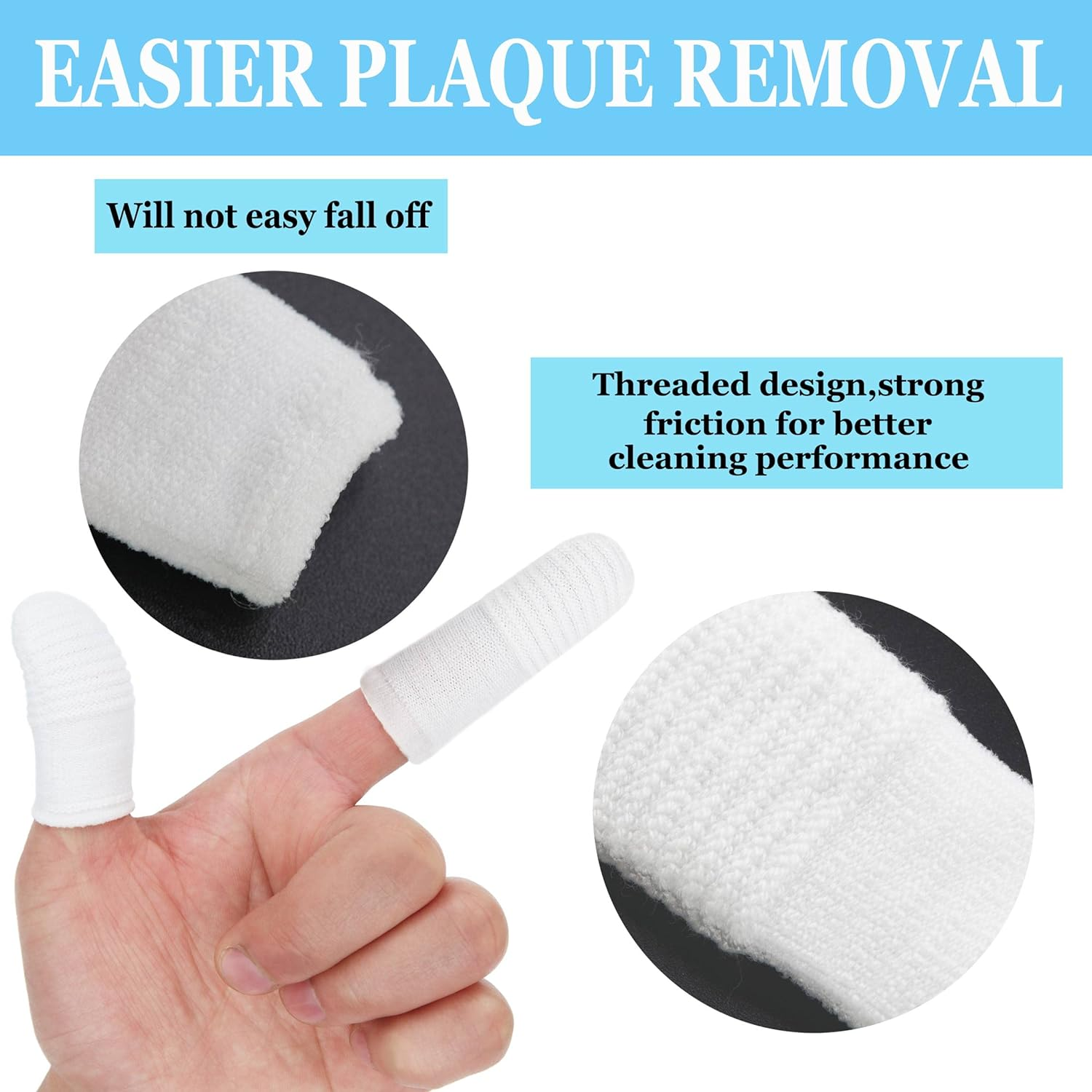 30 PCS Dog & Cat Toothbrush - Washable, Comfortable & Durable 2 Finger Toothbrush Set image number 5