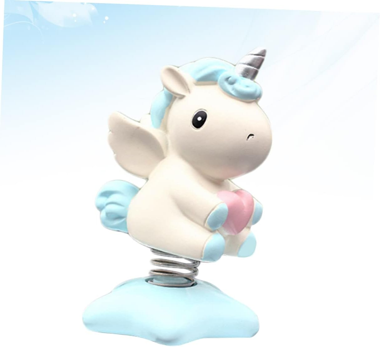 Abaodam Unicorn Ornaments Shaking Head Desktop Decoration Car Dashboard Accessory Home Products image number 1
