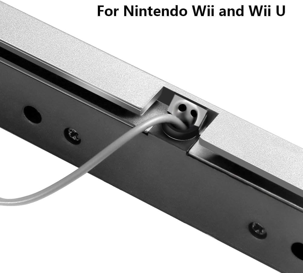 Wii Sensor Bar Replacement Wired Infrared IR Ray Motion Sensor Bar Compatible with Wii and Wii U Console