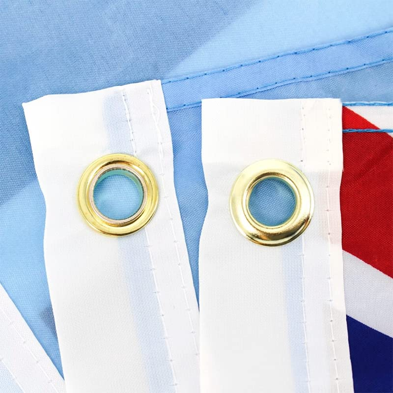 AIMALL Large Fiji Fijian Flag with Brass Grommets Pacific Island Heavy Duty Outdoor 90 X 150 CM - 3Ft X 5Ft image number 4