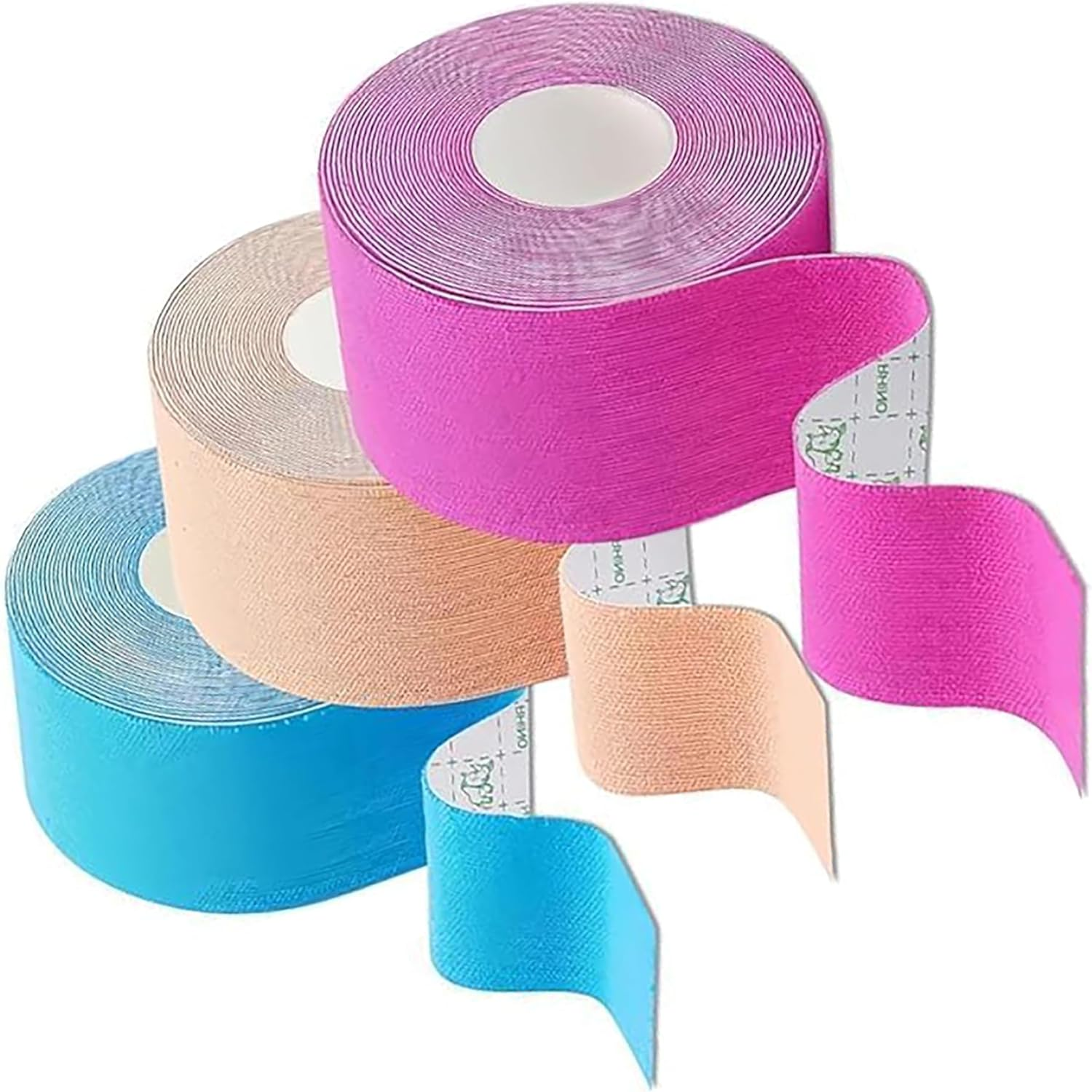 Athletic Sports Tape Elastic Kinesiology Tape, 3Pcs Athletic Sports Tape,Sport Trainers Waterproof Physio Sports Tape,Trainers Waterproof Physio Sports Tape for Shoulder, Muscle, Ankle image number 3