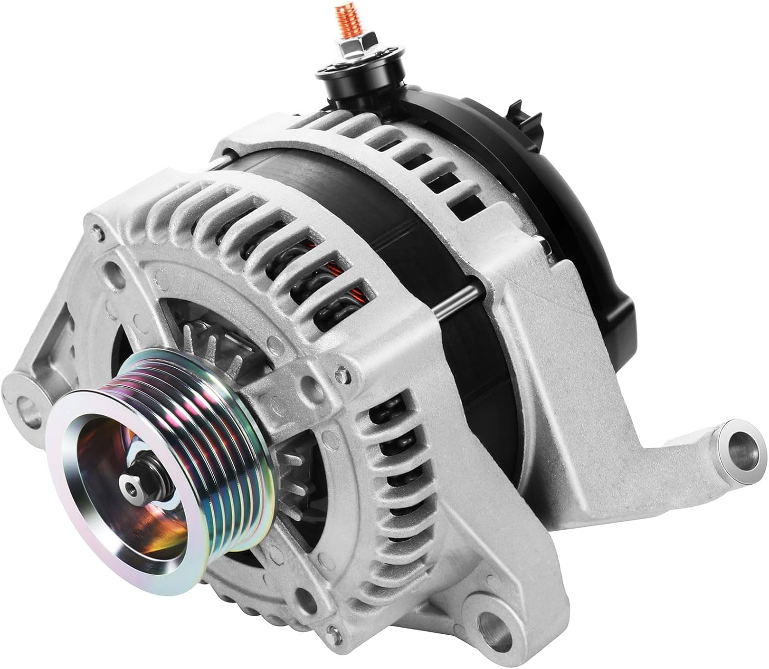 New 160Amp V6 3.7L Alternator Fit 2010 2011 2012 for Jeep Liberty Alternator Replacement 2010 2011 for Dodge Nitro Alternator Compatible OEM Alternator Replacement# 11504 421000-0780 11240 image number 4