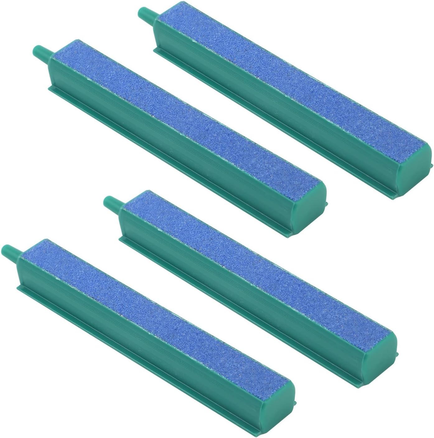 Gosknor 4Pcs Aquarium Air Stone Bar Bubbler, 4In Sand Bubble Stone with Plastic Base for Aquarium Fish Tank Diffuser Ideal Air Pump Accessories for Fish Tank Bucket Hydroponic System image number 1