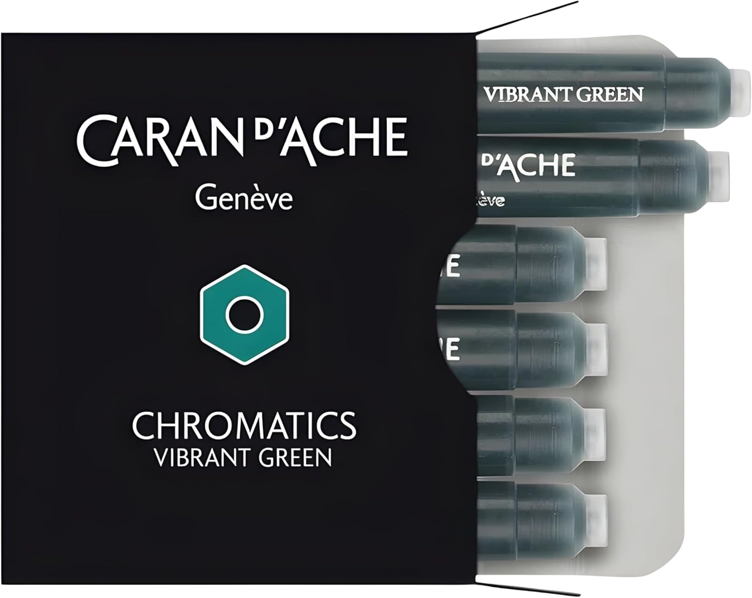 Caran D'Ache CD8021.049 Ink Cartridges - Organic Brown (Pack of 6) image number 3