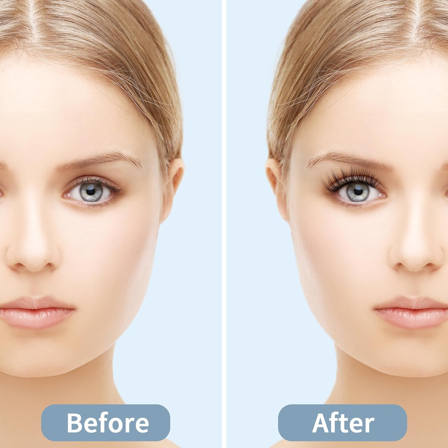 MAGEFY False Eyelashes 240 Bundles 30D Eyelashes 8-16Mm Soft Eyelashes Extension and Fishtail Eyelashes Made at Home image number 1