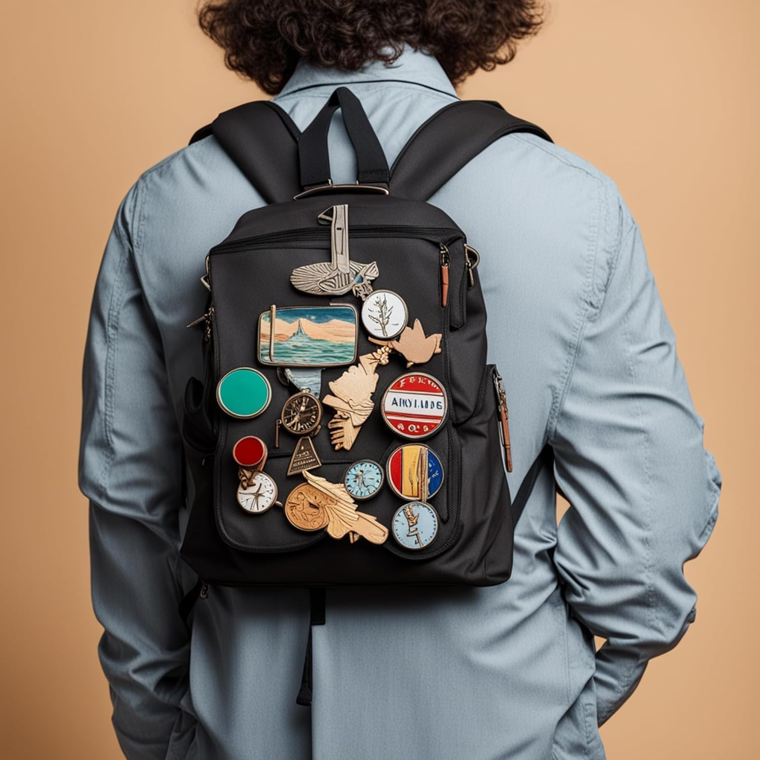 12 Silver Magnetic Pin Backs Convert Enamel Pins to Fridge Magnetic Board Metal Pin Backs Locking Clasp with Magnet for Backpacks DIY Crafts Brooches