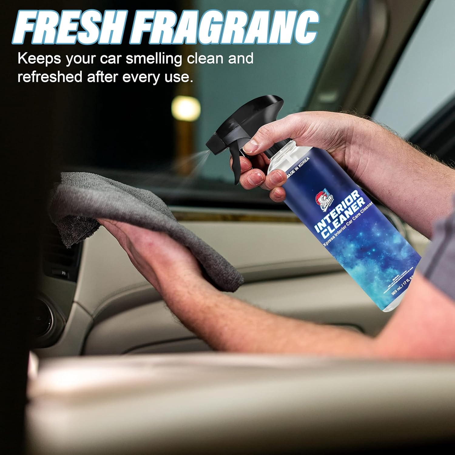 Interior Cleaner | Xpress Interior Car Care Cleaner |500Ml image number 3