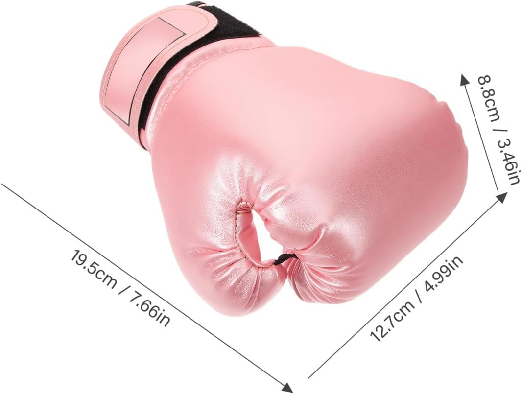 Milisten Kids Boxing Gloves: Toddler Boxing Gloves for Kids Training - Punching Bag Training Sparring Gloves Suitable for Boys and Girls Boxing Beginners（Pink image number 1