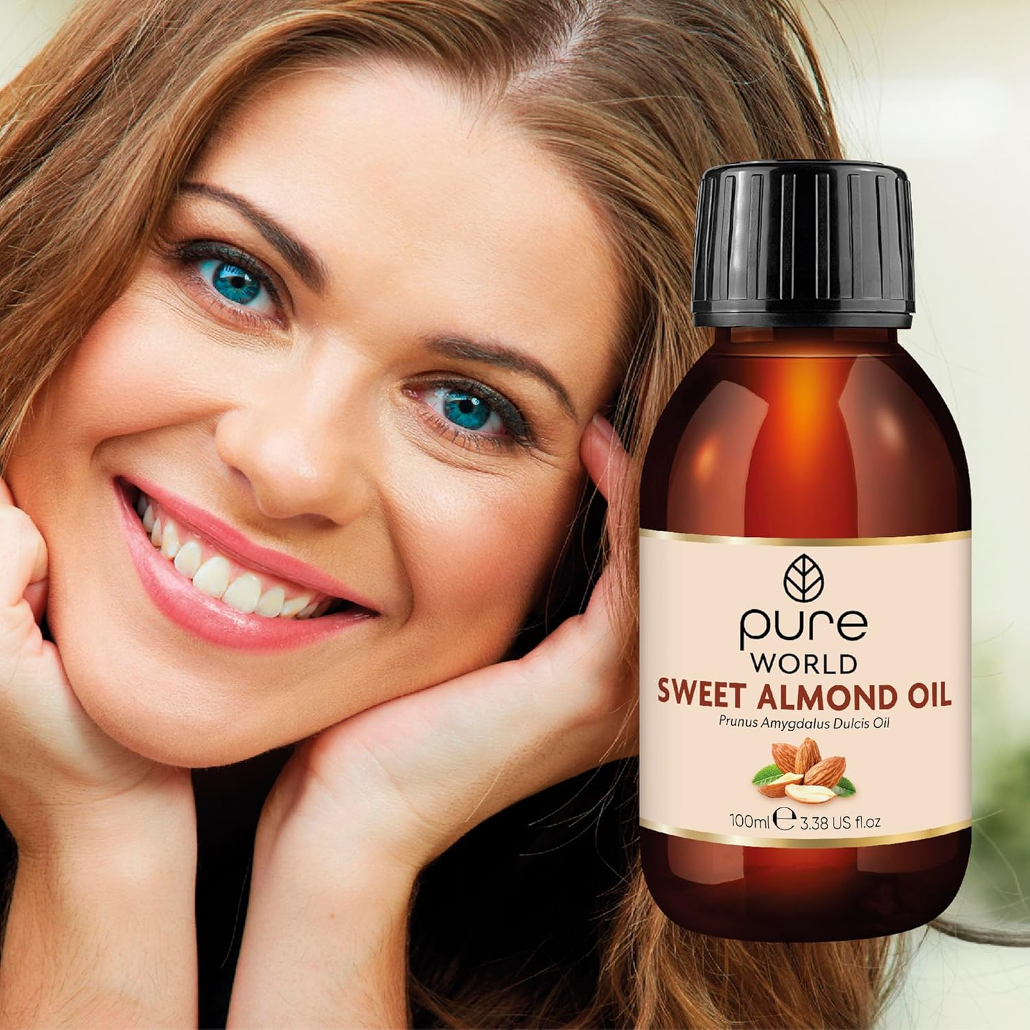 Pure World Almond Oil, 100) (Almond Oil, 100ML) image number 5