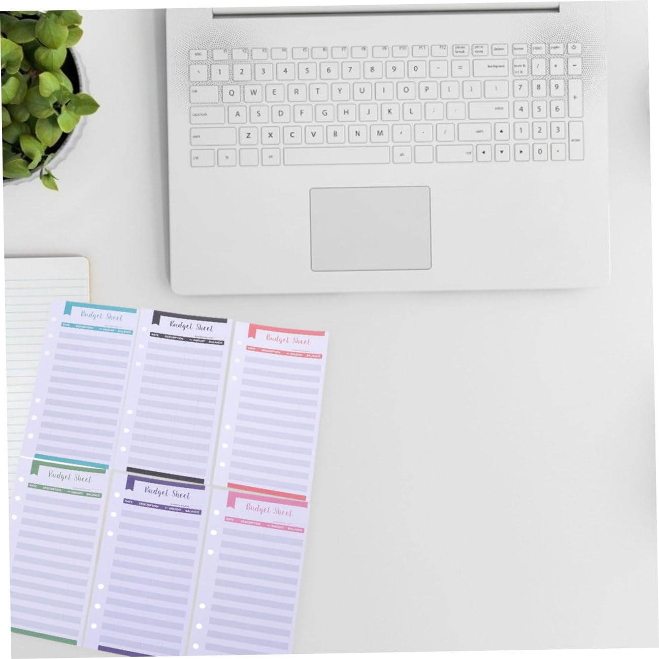 STOBOK 20Pcs Budget Planner Refill Paper Planner Budget Tracker Paper Expense and Bill Tracker Organizer Budget Sheets Expense Binder Paper for Office