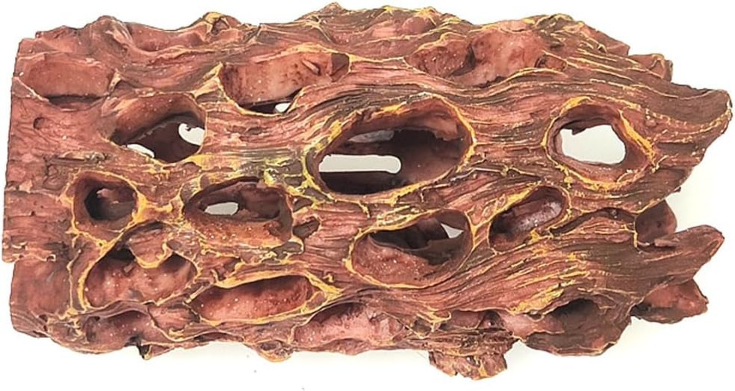 AIMALL Creative Shrimp House Decoration, Resin DIY Climbing Pet Decoration, Aquarium Landscape Castle, Fish and Shrimp Escape House, 4.13In and 6.10In