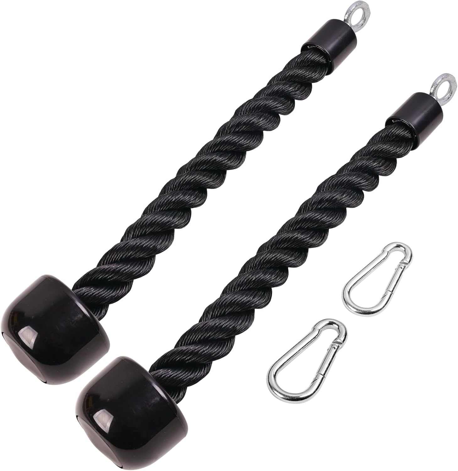 Tricep Rope Pull Down,Heavy Duty Triceps Kit Easy to Grip & Non Slip Cable Attachment Ideal for Home Gym Face Pulls Tricep Push down Rope System