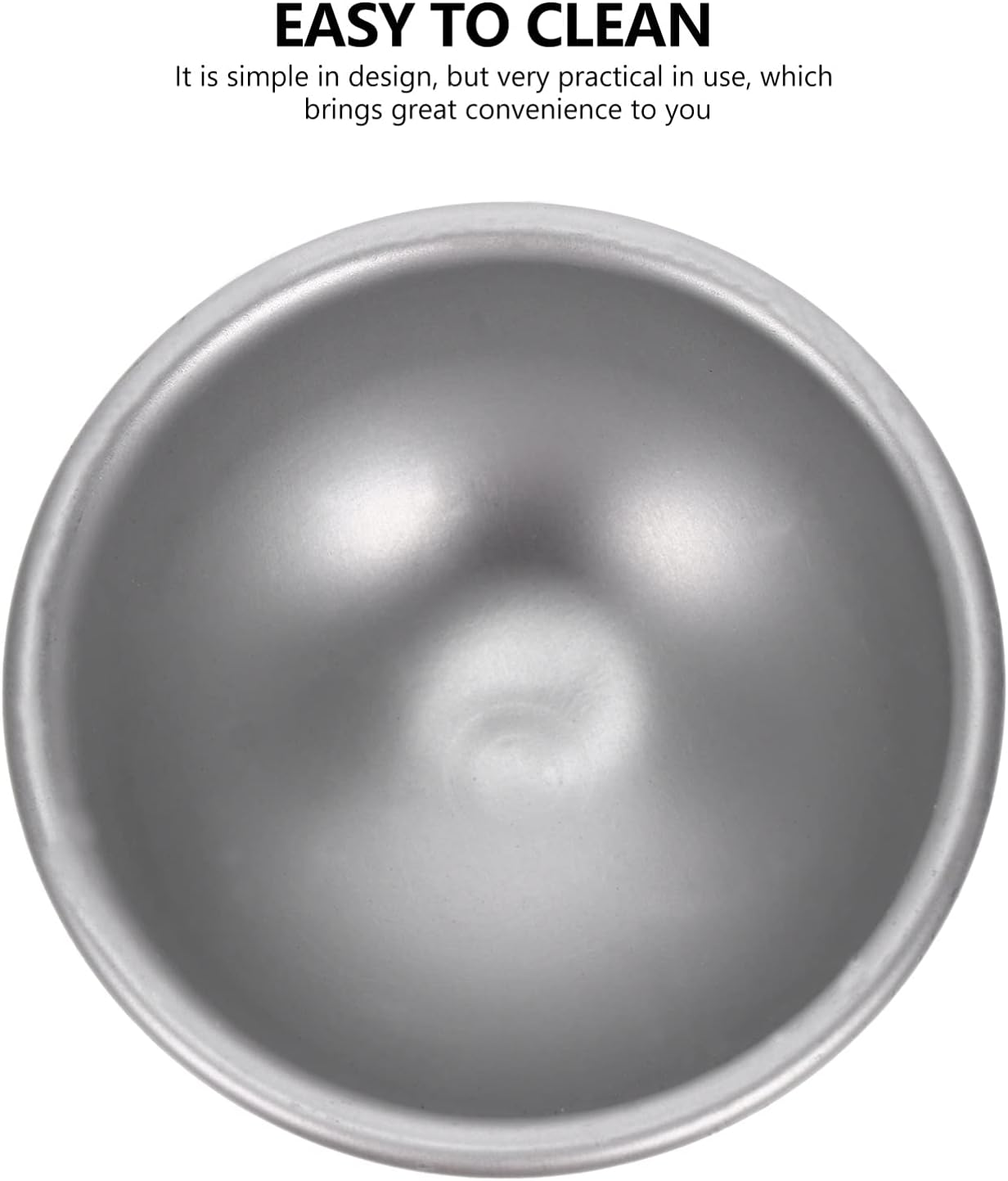 SEWACC 36Pcs DIY Bath Salts Salt Balls Bath Bomb Molds Semicircular Aluminum Molds for Gifts Decorations image number 4