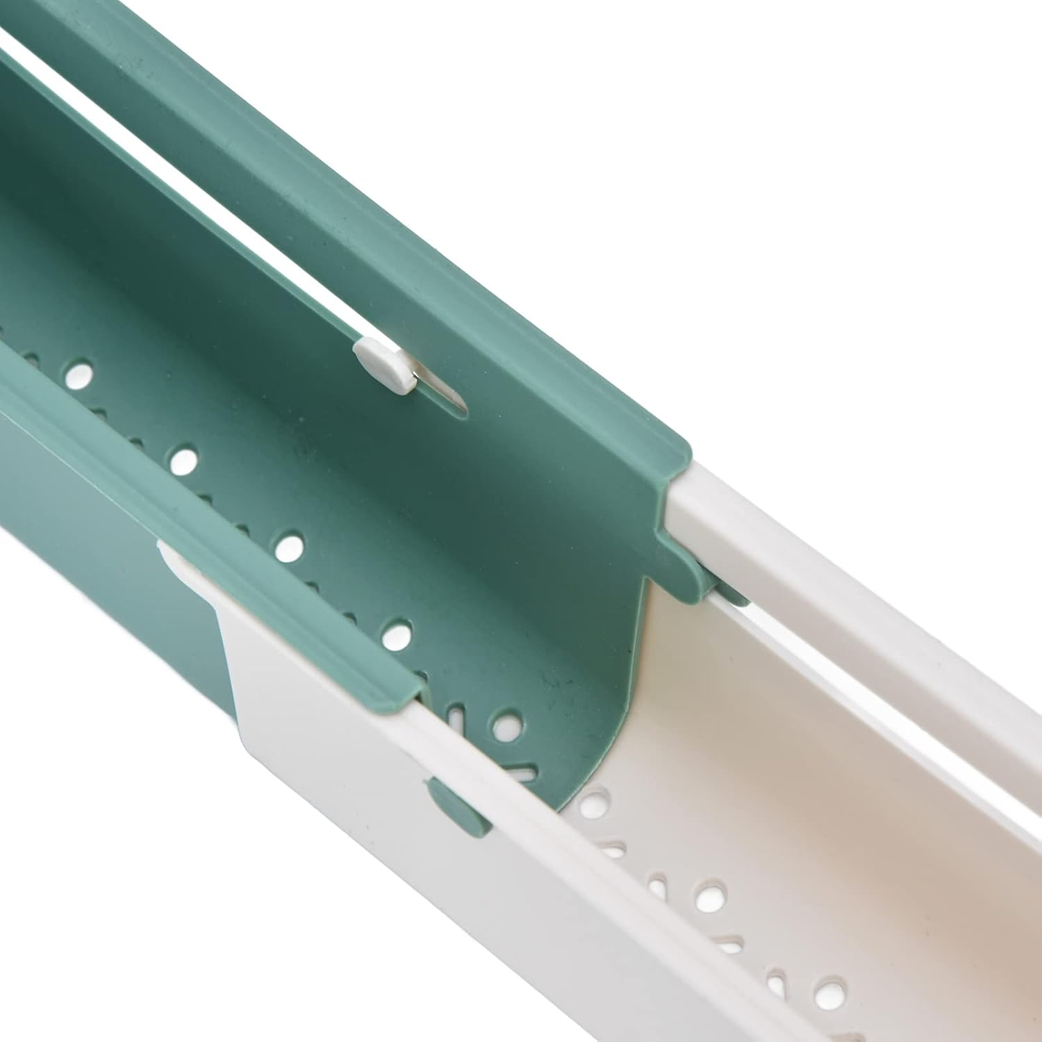 Telescopic Sink Storage Rack, Expandable Utility Farmhouse Accessories Sink Multifunctional Updated Adjustable Rollable Sponge Holder for Kitchen Dishes Cups Fruits(Green) image number 3