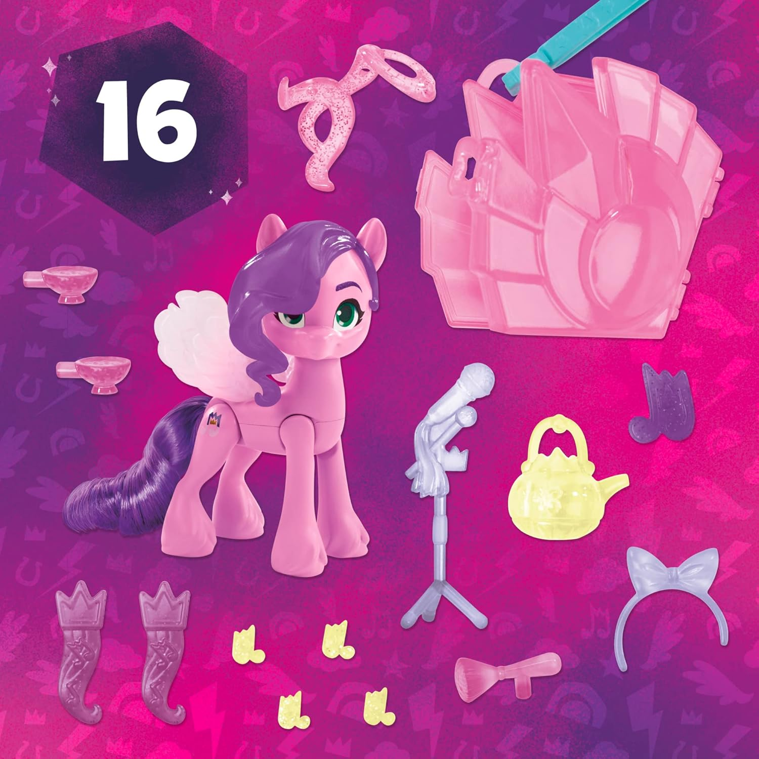 My Little Pony: Make Your Mark Toy Cutie Mark Magic Princess Pipp Petals - 3-Inch Hoof to Heart Pony with Surprise Accessories, Age 5 and Up image number 2