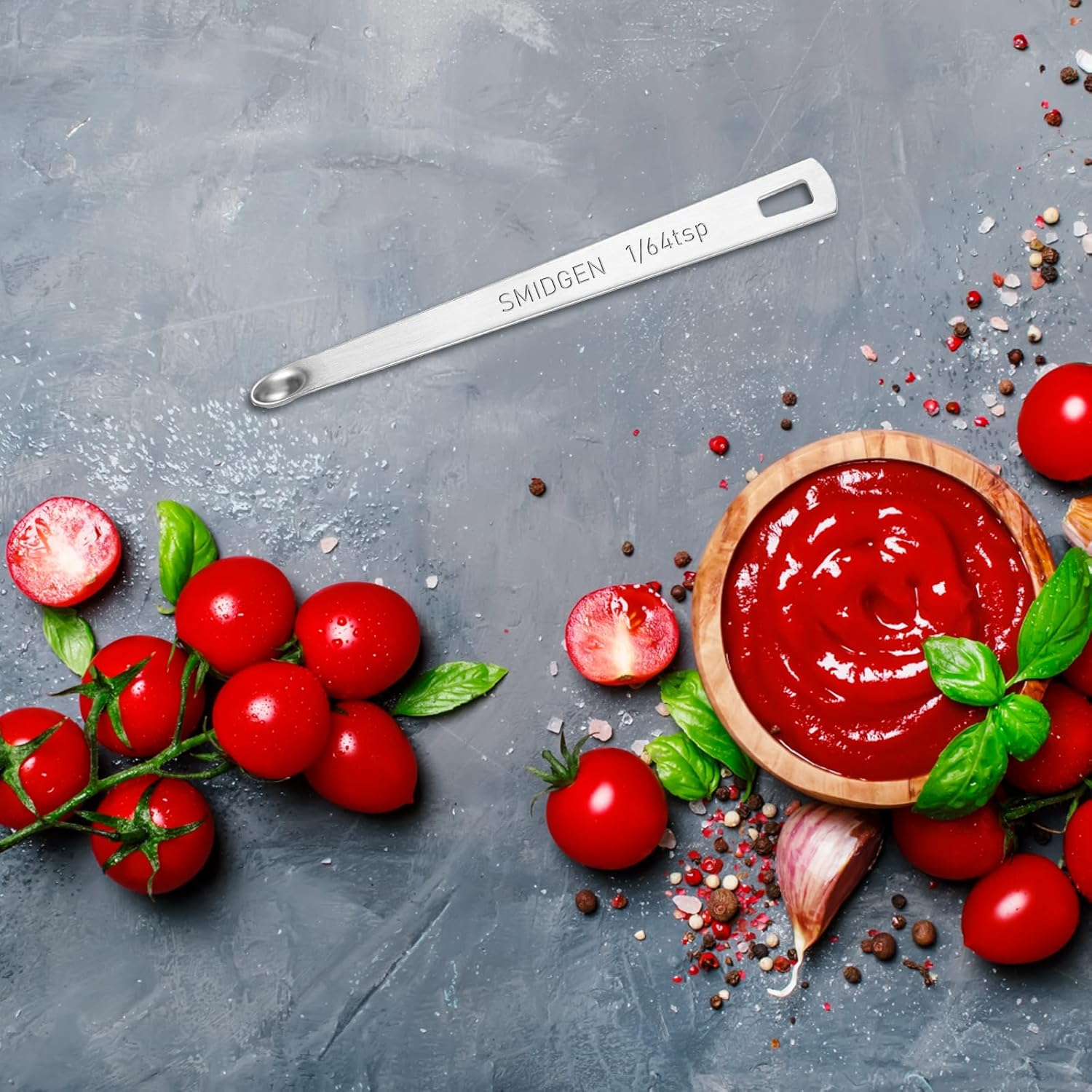 4 PCS 1/64 Teaspoon(1/64 Tsp | 0.083 Ml | 0.083 Cc) Single Measuring Spoon, Small Measuring Spoon Only, Stainless Steel Mini Measuring Spoons for Cooking image number 1