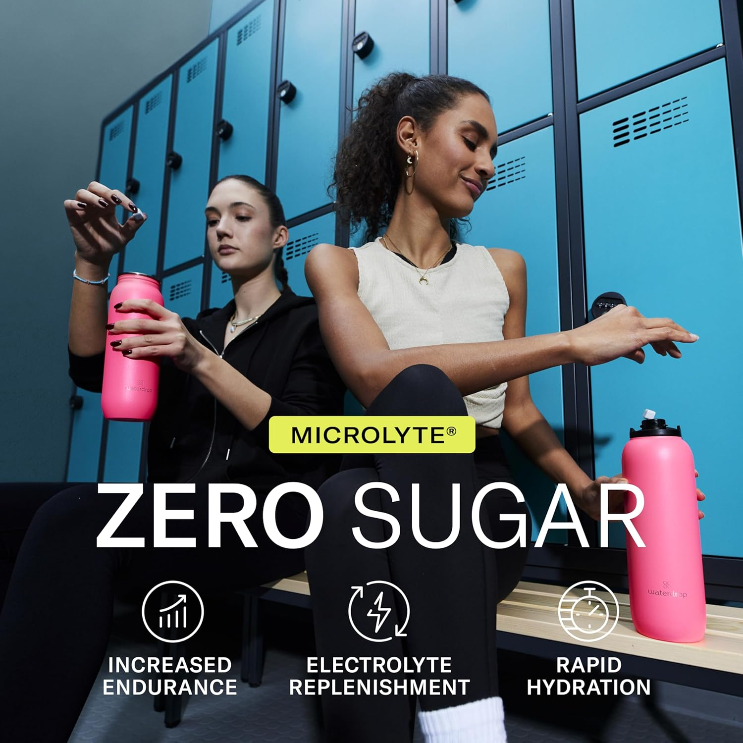 Waterdrop&reg; Microlyte Set, 48 Rapid Hydration Tablets with 4 Electrolytes, 9 Vitamins, Zinc - 4 Flavours - Keto, Gluten-Free, Zero Sugar & Vegan Recovery Drink, Rapid Rehydration, Water Flavouring image number 2