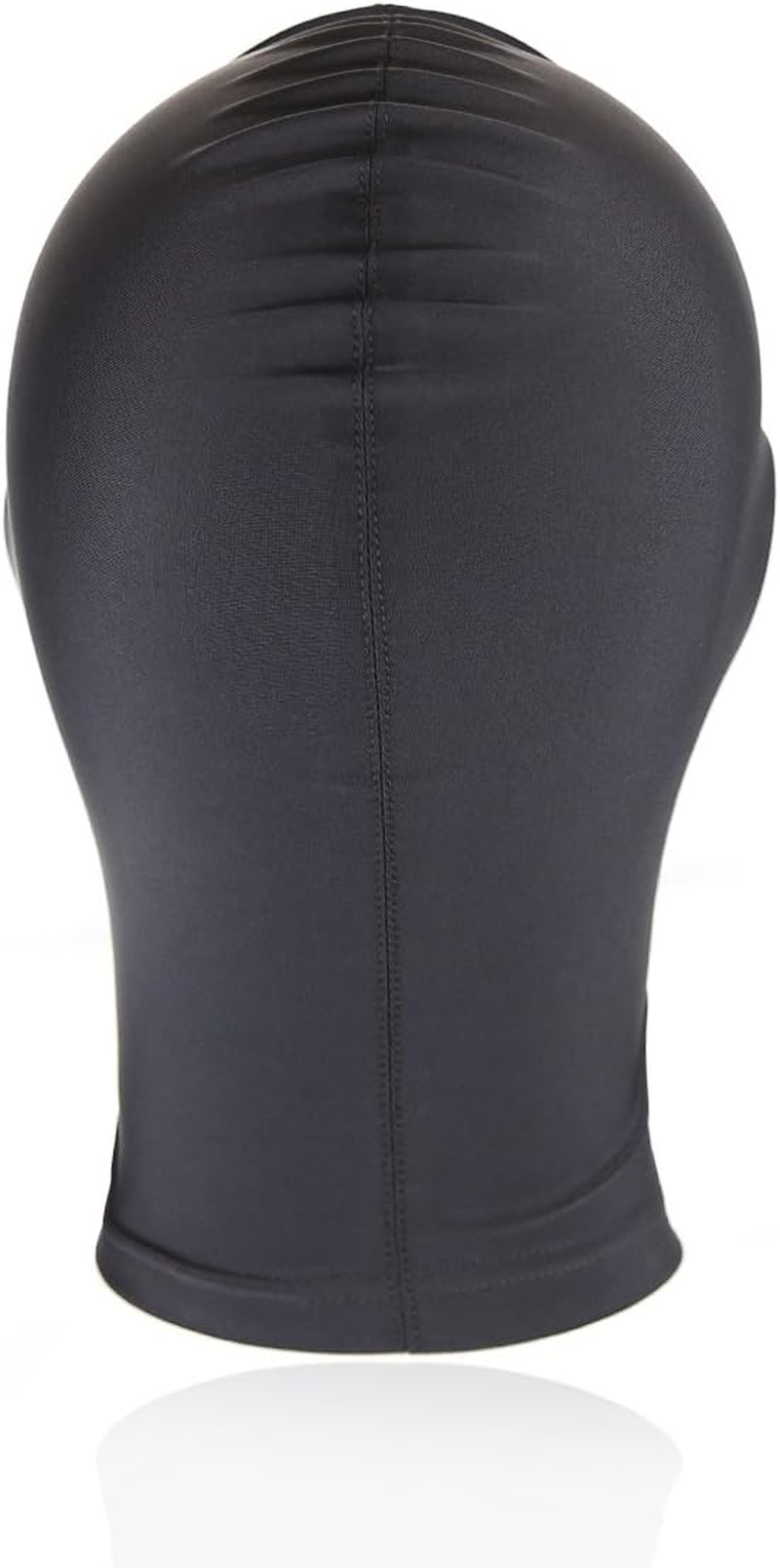 Full Cover Zentai Hood Mask Elastic Black Breathable Open Mouth Face Cover Eye Thick Sponge Cushion