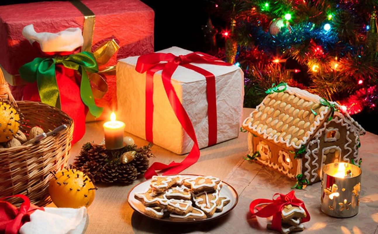 3D Christmas Cookie Cutters, 3D Cookie Cutters, Christmas Cookie Cutters, 3D Cookie Cutters, Gingerbread House, for Biscuits, Baking, Kitchen Accessories, Pack of 10 image number 3