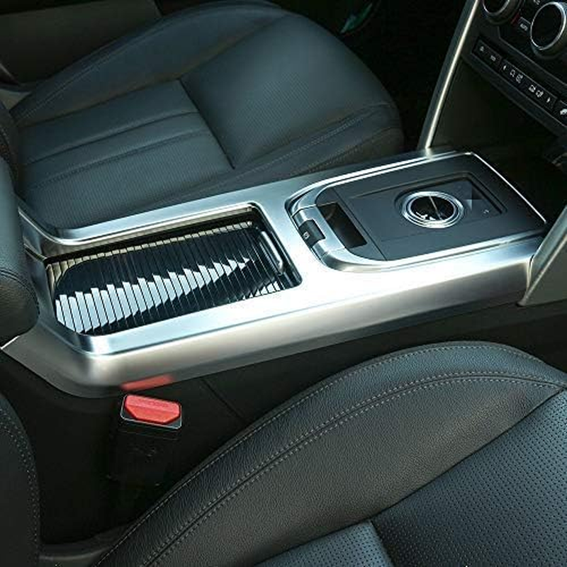 Car Gear Shift Panel Cover Frames 1Pc for Land Rover Discovery Sport 2015 2016 2017 2018 2019(Silver) image number 5