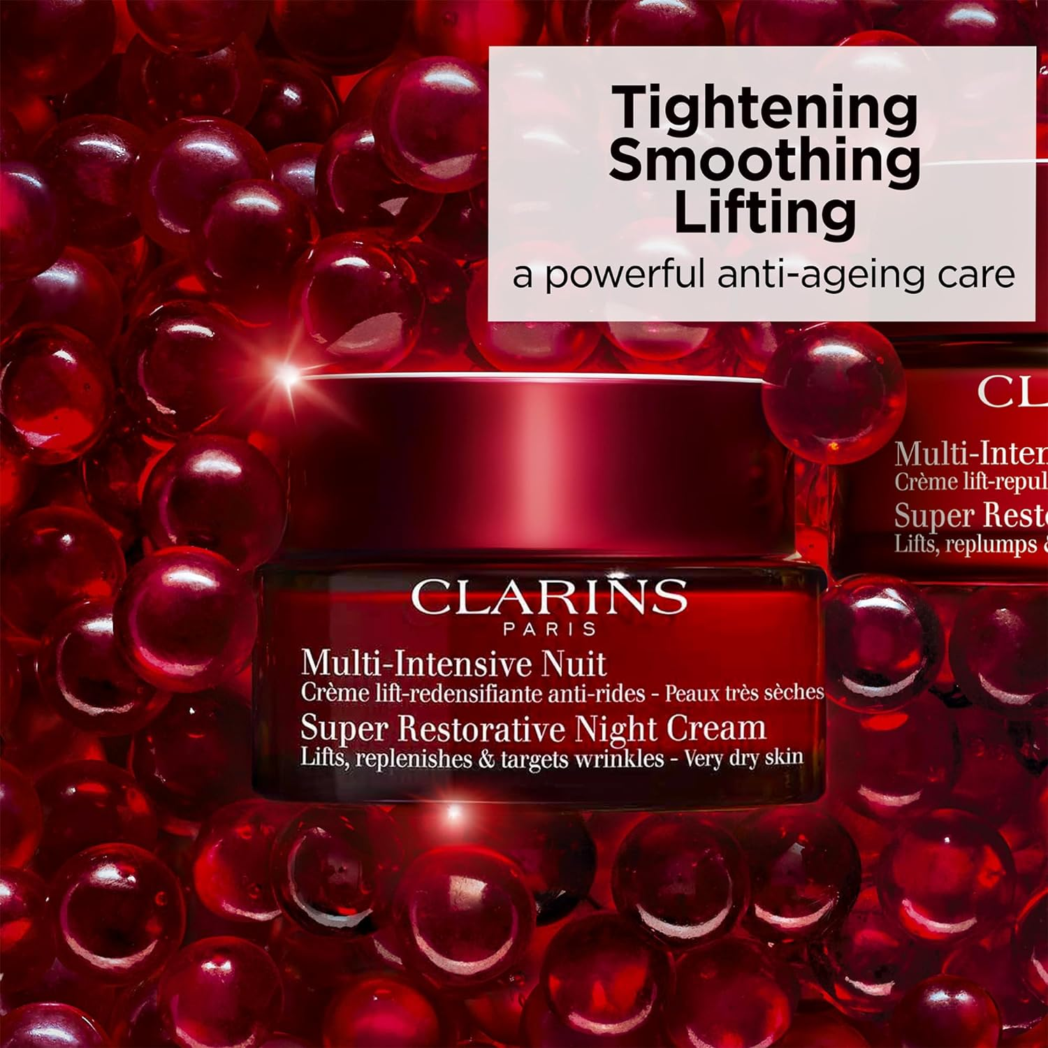 Clarins Super Restorative Night Cream for Very Dry Skin, 50Ml image number 2