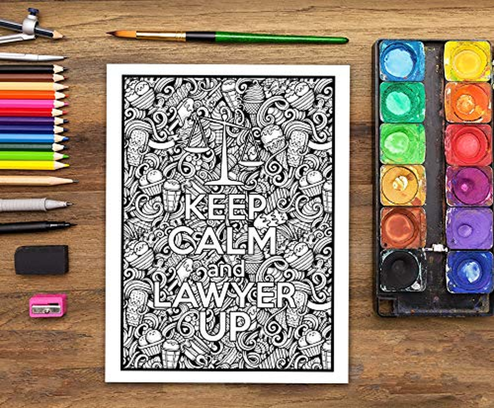 Lawyer Life: an Adult Coloring Book for Lawyers & Law Students