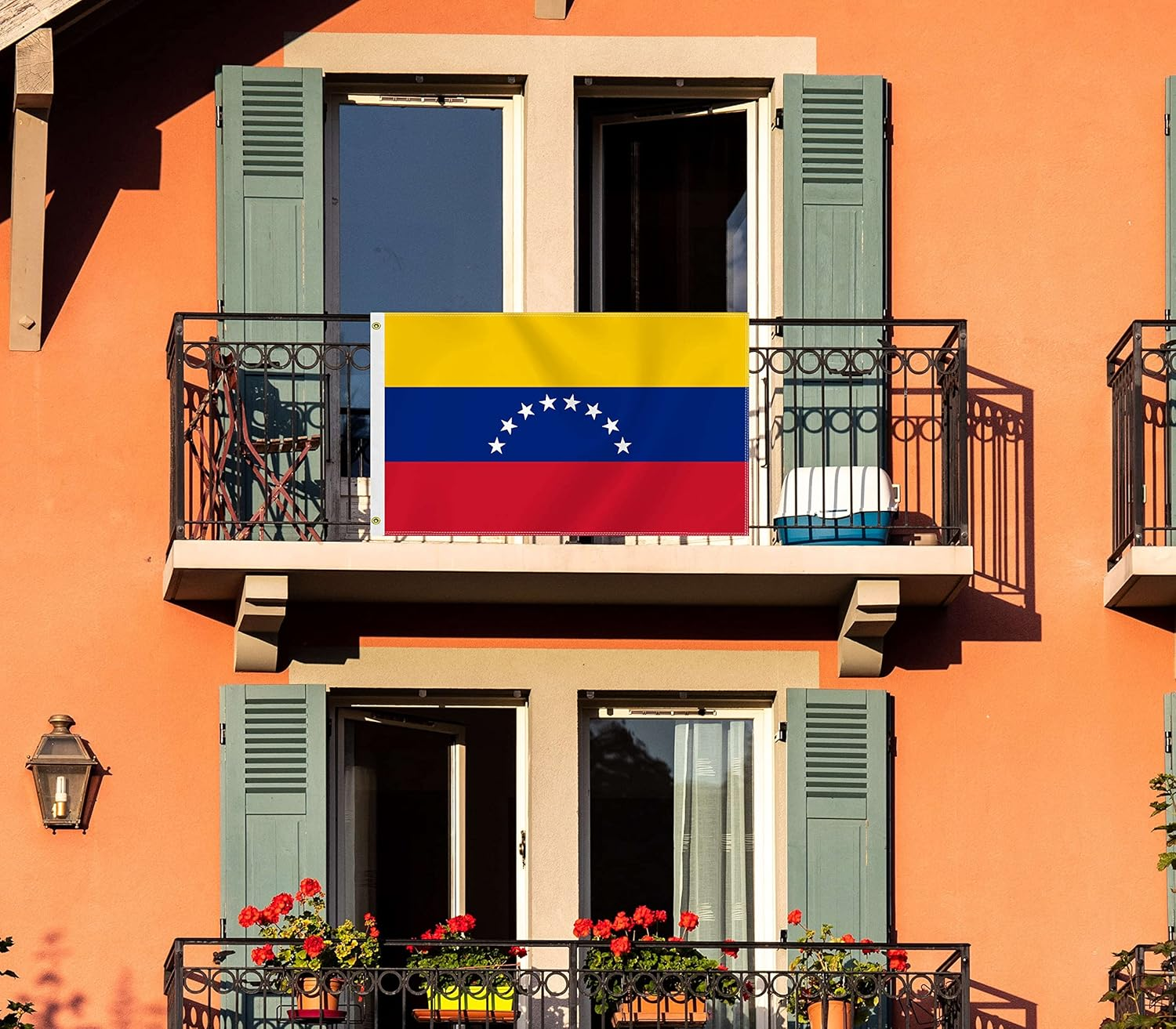 Large 3&times;5 FT Venezuela Flag, Big 75D Venezuelan National Outdoor Banner,Decorgarden with Brass Gromment image number 3