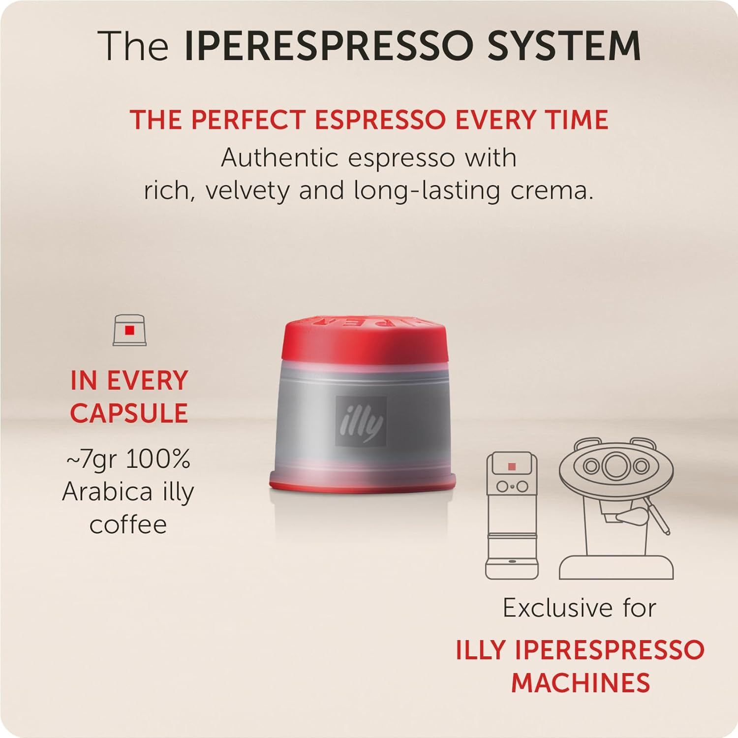 Illy Arabica Selection Brazil Espresso Capsules, 21 Count - Rich Brazilian Coffee Flavor - Compatible with Espresso Machines - Smooth, Balanced, and Velvety - Dark Roast, 100% Arabica Beans image number 1