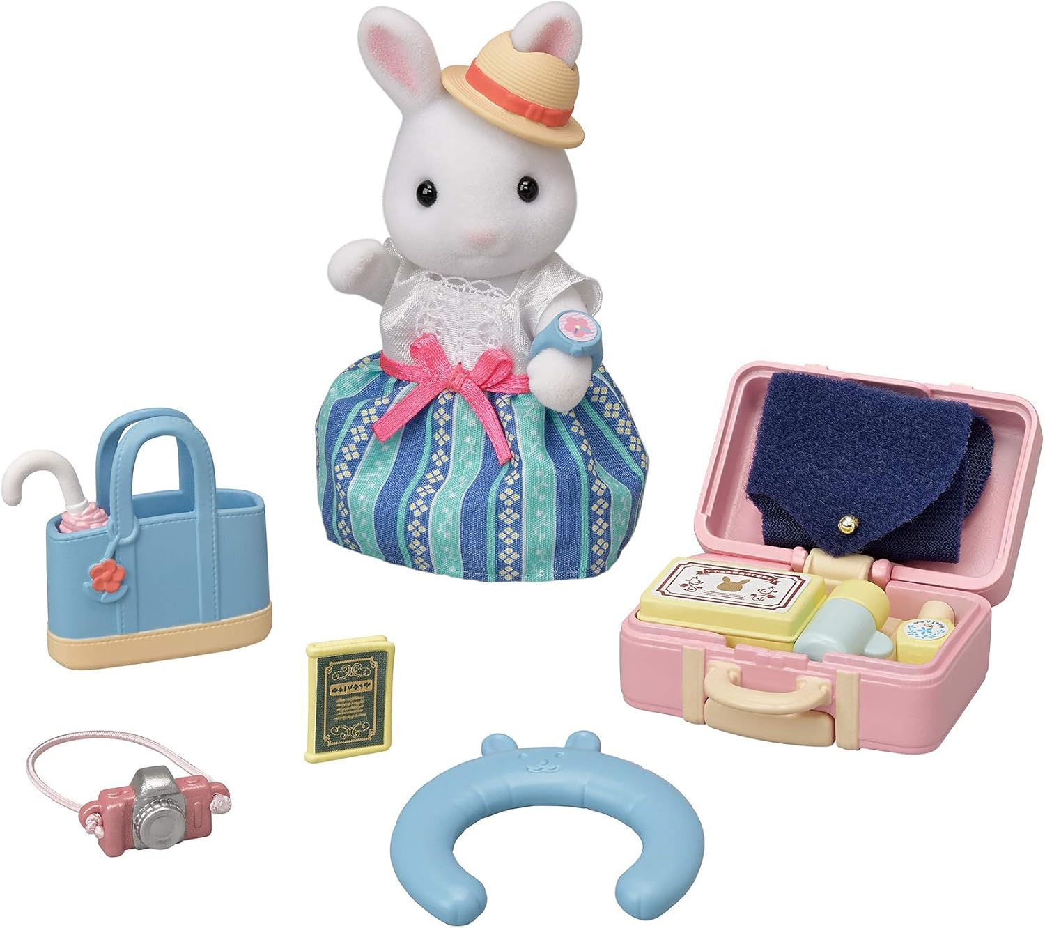 Sylvanian Families - Weekend Travel Set -Snow Rabbit Mother