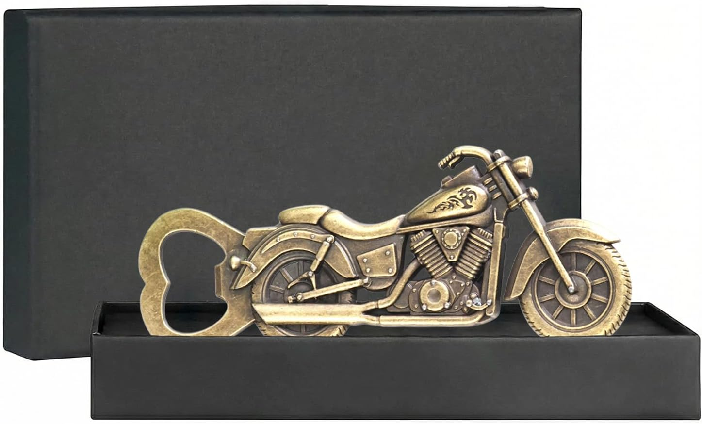 Vintage Motorcycle Bottle Opener Gifts for Men, Unique Beer Gift Birthday Present for Men Dad