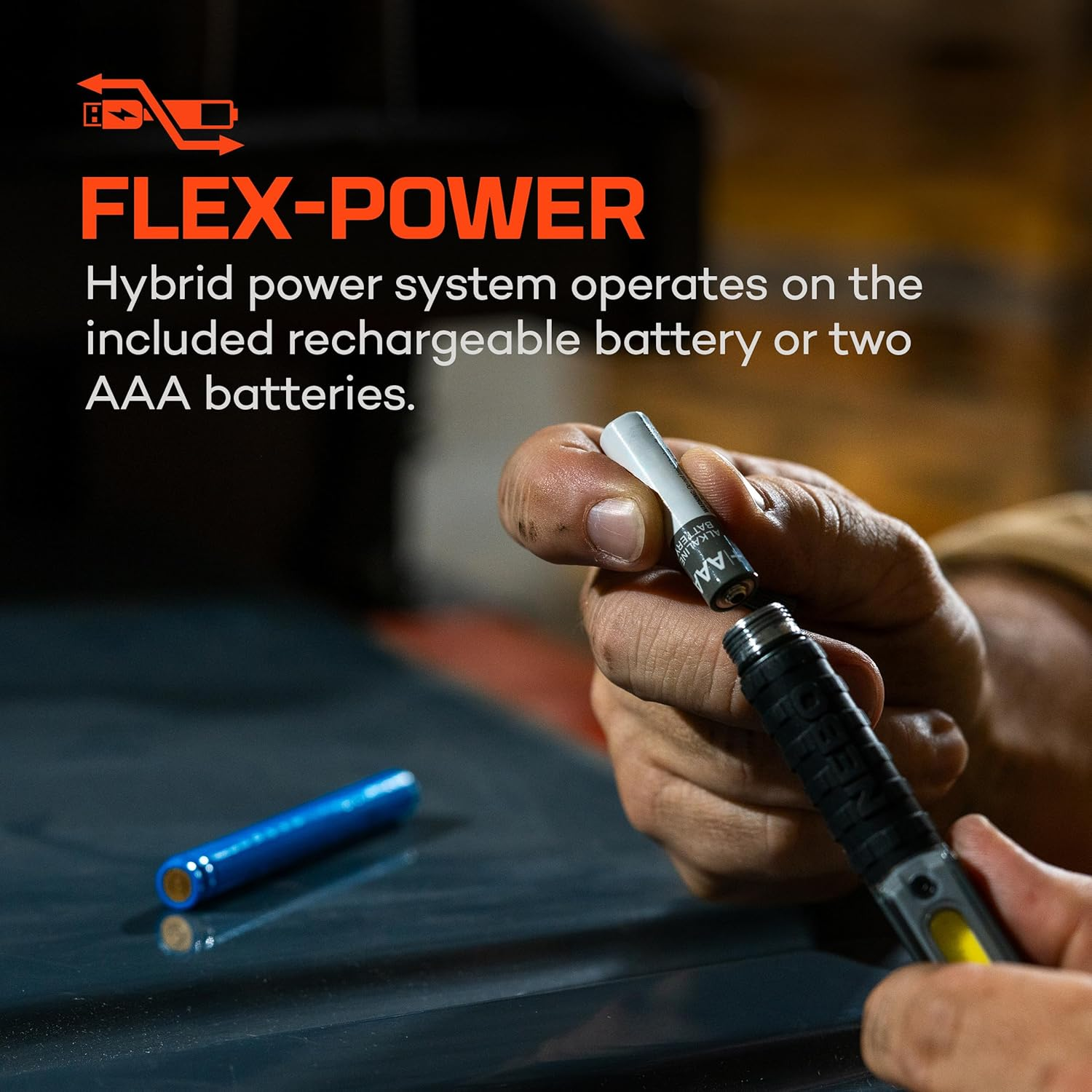 NEBO Lil Larry 500 Flex Rechargeable Work Light