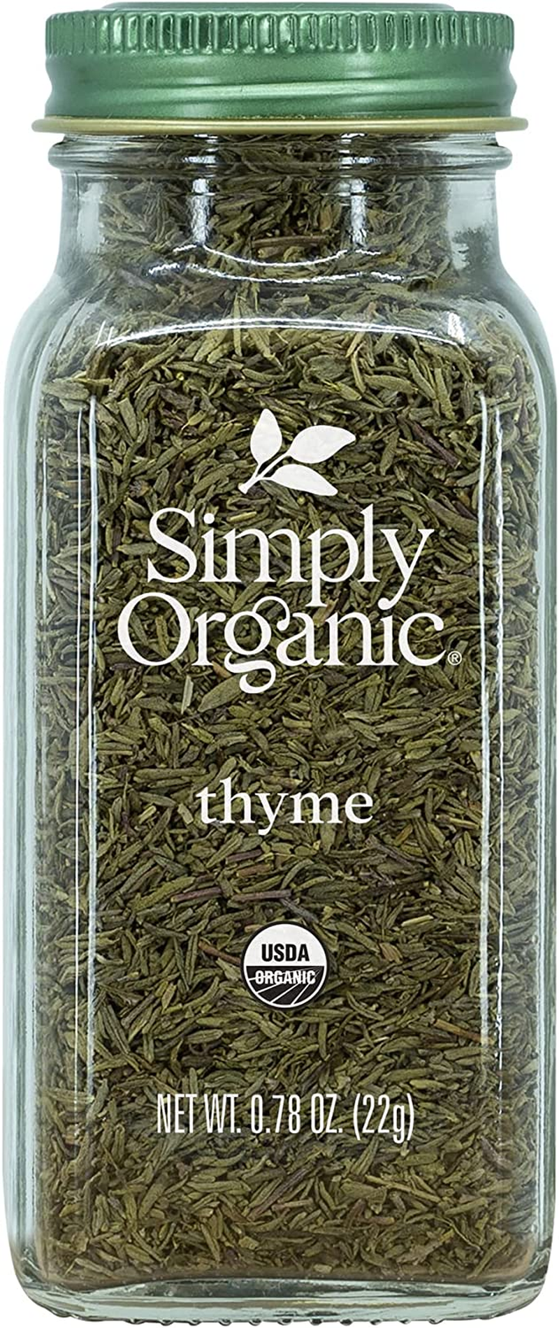 Simply Organic Simply Organic Thyme Leaf Large Glass 22G, 22 G
