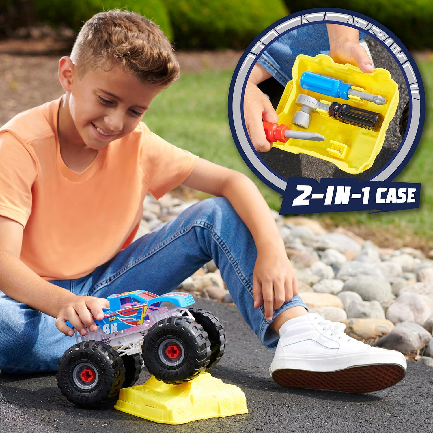 Hot Wheels Ready to Race Car Monster Truck Vehicle Playset