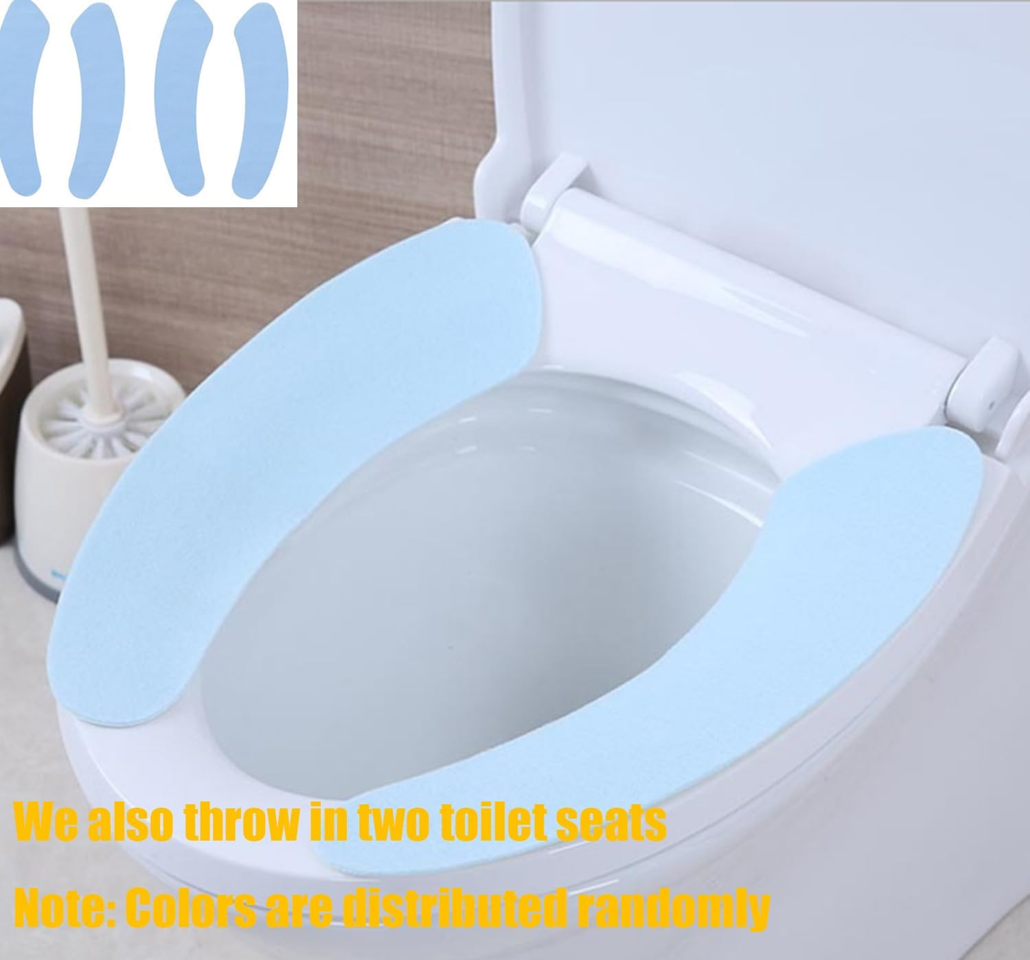 U-Shaped Toilet Seat with Built-In Potty Training Seat，2-In-1 Family Toilet Seat Fits for Both Adults and Children，Slow-Close Toilet Seat Potty Training Toilet image number 1